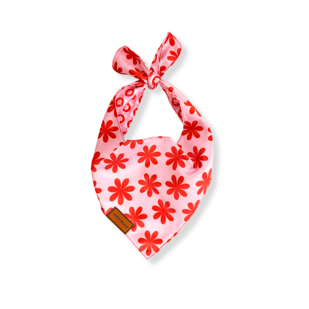 Peachy Bloom - Reversible Bandana