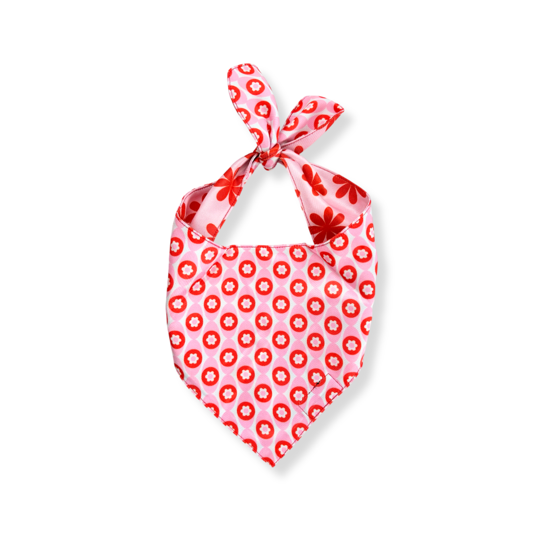 Peachy Bloom - Reversible Bandana