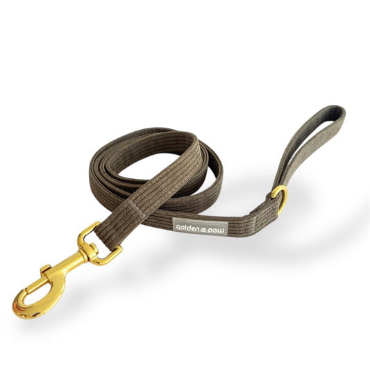 Olive - Corduroy Leash