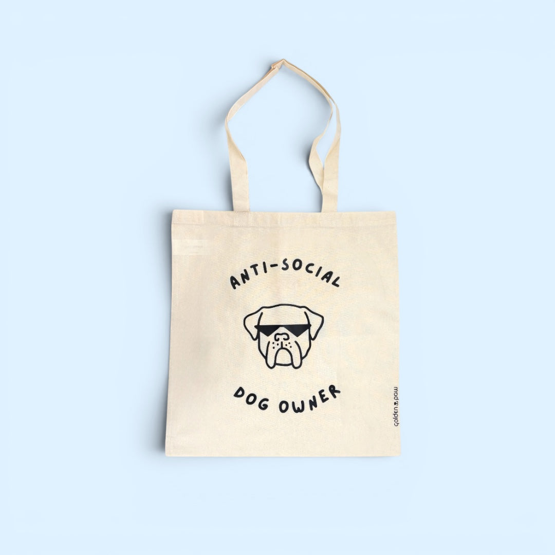 Antisocial Dog Owner - Tote Bag