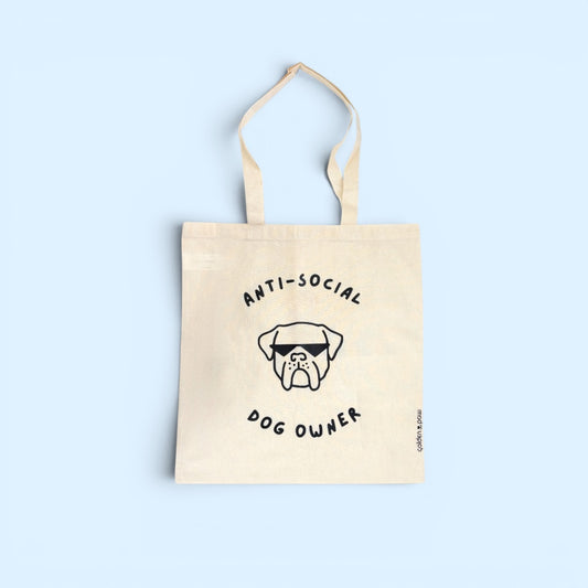 Antisocial Dog Owner - Tote Bag